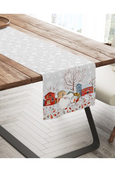 Club Cotton Christmas table mat 100% cotton 40x200cm, Sweet Home