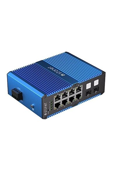 STONET Comutator PoE industrial NIS3010GP-WMC, 8x10/100/1000T + 2x1000Base-X SFP (administrare web)
