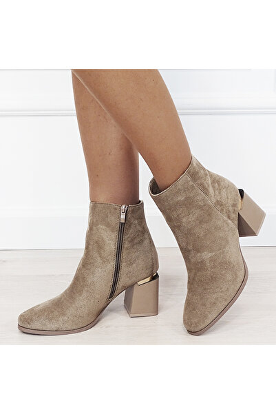 SOFILINE Ghete elegante kaki deschis la gleznă 7607-2 116