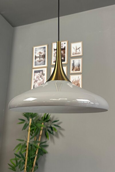 Bamyum Champion Gri Eskitme Külah Başlık Tekli Avize Sarkıt Salon Mutfak Buti...