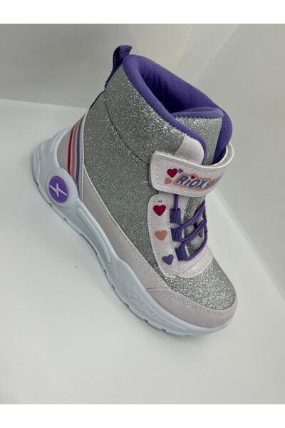 GENÇ KIZ ÖĞRENCİ BOTU SU GEÇİRMEZ KUROMİ DESENLİ SİMLİ KAYNMAZ TABAN