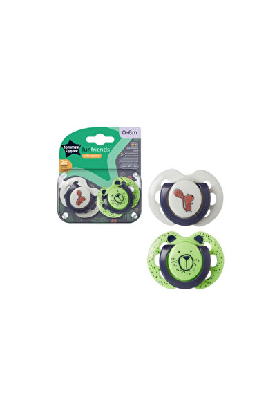 tommee tippee Suzeta ortodontica Fun, VERDE/ALB