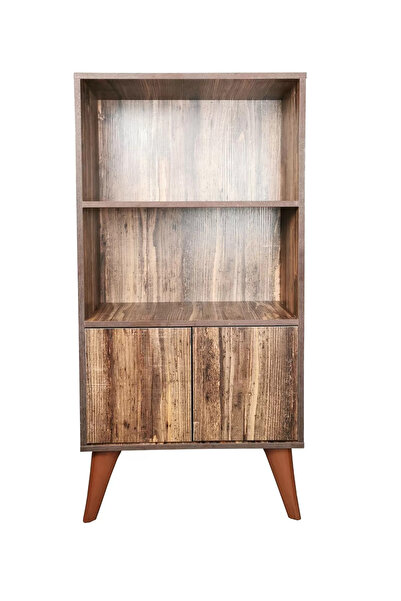 UnicSpot Retro bookcase, brown, 60x30x120 cm