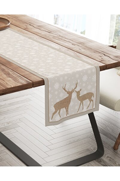 Club Cotton Christmas tablecloth 100% cotton 40x150cm, Bilbo