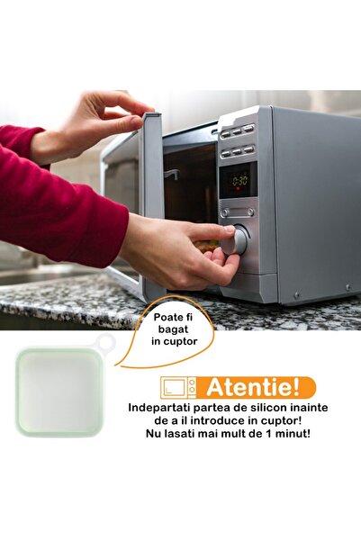 Flippy sandwich container - silicone & polypropylene, portable, easy to clean, anti-leak lid, reusab