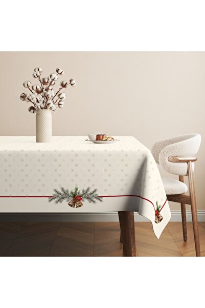 Lenjerii Deosebite Χριστουγεννιάτικο τραπεζομάντιλο 100% βαμβάκι 140x220 εκ., Holly