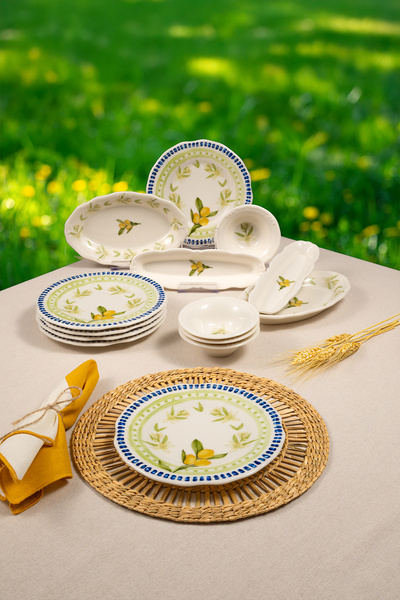 Fecra 14 Parça Casa Limone Kahvaltı Takımı