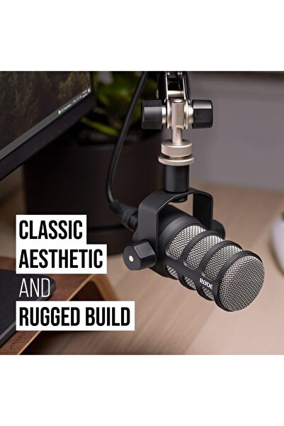 RØDE PodMic Dynamic Podcasting Microphone (XLR)