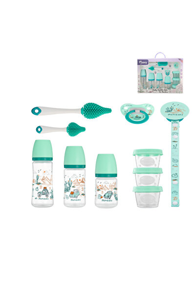 Momeasy 11-Piece Baby Bottle Gift Set for Newborns