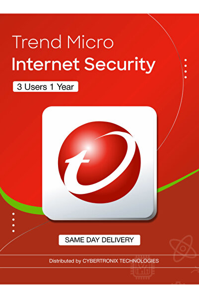 TREND MICRO Internet Security | 3 Users 1 Year | Digital License | SAME DAY DELIVERY