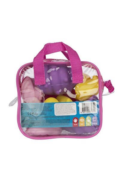 Playgro Set of 7 bath animals, No holes, With carrying bag, BPA free, Playgro, Pink