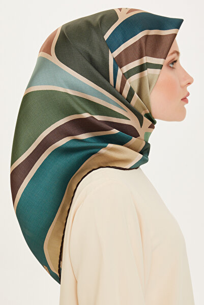 Armine Silk Scarf 9232D (Sura) (Nostalji̇)-33
