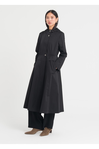 Armağan Bel Büzgülü Kapşonlu Kap