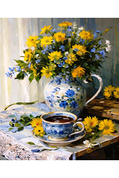 Krista Tablou pe pânză GM1019 Goblin Square Diamonds, înrămat, 50 x 40 cm, Va...