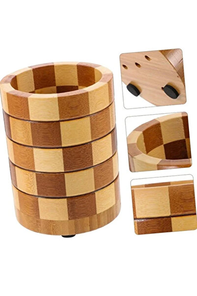 Panayır Home Bambu Kaşıklık, Dekoratif Tezgah Üstü Dik Kaşıklık, Bambu Mutfak...