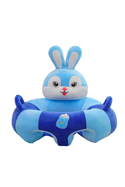 Krista Βρεφική πολυθρόνα με πλάτη και υποπόδιο, Μπλε Κουνελάκι