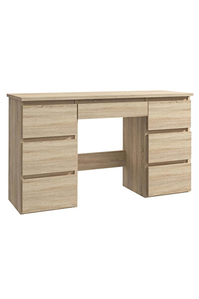 SERSIMO Birou cu 7 sertare Beta 4 120x43x75 cm, design minimalist, Sonoma