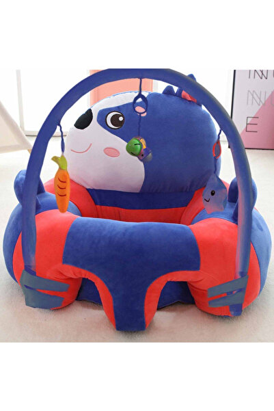 Krista Fotoliu pentru bebeluși cu arcadă - Kitten albastru/roșu