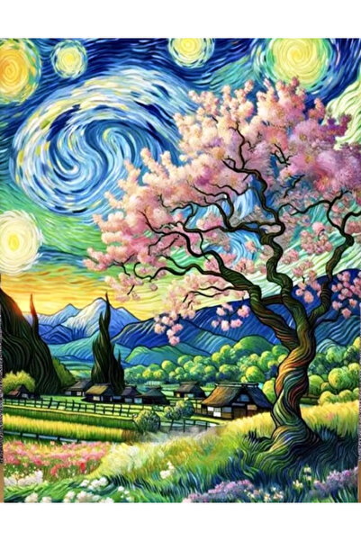 Krista Tablou pe pânză PM752 Pictură pe numere, înrămată, 40x50 cm, Peisaj ab...