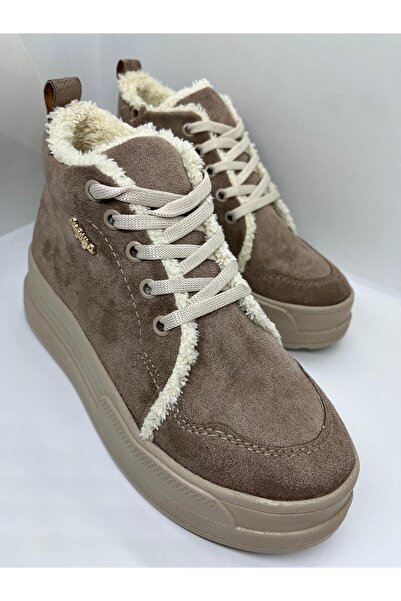 GENÇ BOT İÇİ YÜNLÜ FERMUARLI BAĞCIKLI İÇİ KÜRKLÜ SU GEİRMEZ KAYMAZ TABAN ŞIK ÜRÜN