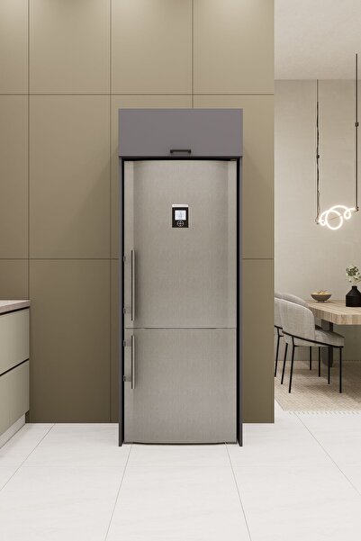 DEMİRBAL MOBİLYA MDF BUZDOLABI DOLABI PİSTONLU