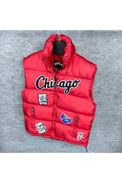 Ral Sport Yankees Men's Puffer Vest Red
