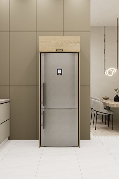 DEMİRBAL MOBİLYA MDF BUZDOLABI DOLABI PİSTONLU