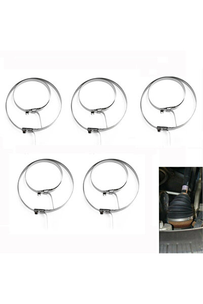 Choice 10PCS CV Boot Clips Kit Adjustable Stainless Steel Axle Coupling Shaft Guide Clamp CV Guide Clamp...