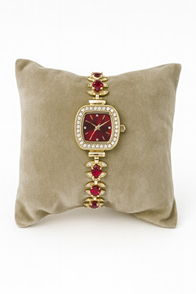 Leerybee Minimal Taşlı Kadın Kol Saati.