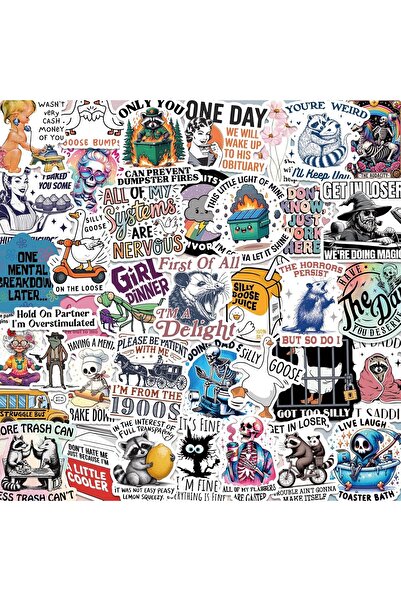 Other Funny Waterproof Vinyl Meme Stickers for Adults — 200 Pieces (for Laptop, Water Bottle, Phone, Ska