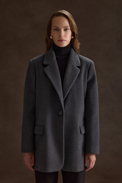 Aker Oversize Fit Kalın Ceket