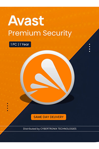 AVAST أمان ممتاز | جهاز كمبيوتر واحد لمدة عام | ترخيص رقمي | توصيل في نفس اليوم