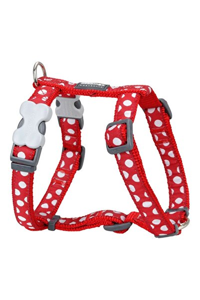 RedDingo Ham pentru câini Red Dingo Style cu buline roșii 30-48 cm