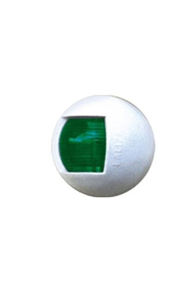 LALIZAS Round green navigation light, white dial