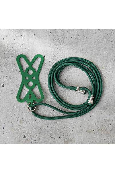 Destello Suport universal pentru telefon din silicon, verde