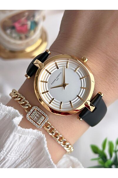 Pierre Cardin Steel Case Leather Band 2 Years Warranty 3 Atm Water Resistant Women Wristwatch Rl.M0701.1