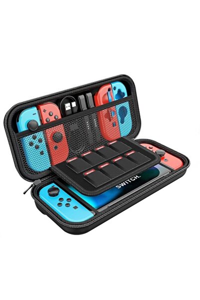 MACVI ® Handheld Console/OLED Carry Case, full protection, compact design, black