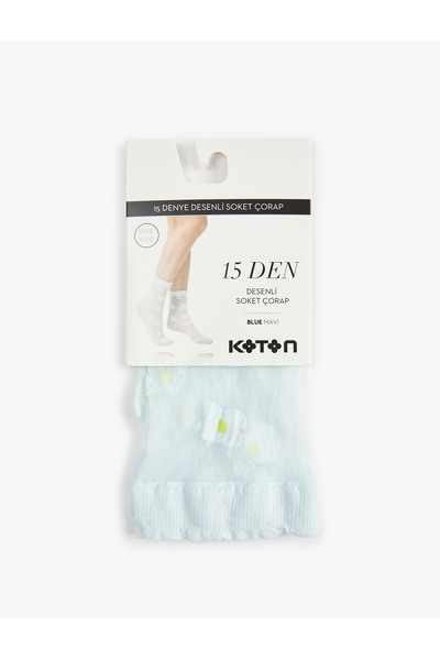 Koton 15 Den Floral Patterned Socks