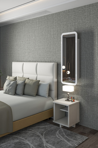 Platinreyon ÇOK AMAÇLI AYNALI TAKI DOLABI MDF KAPAK