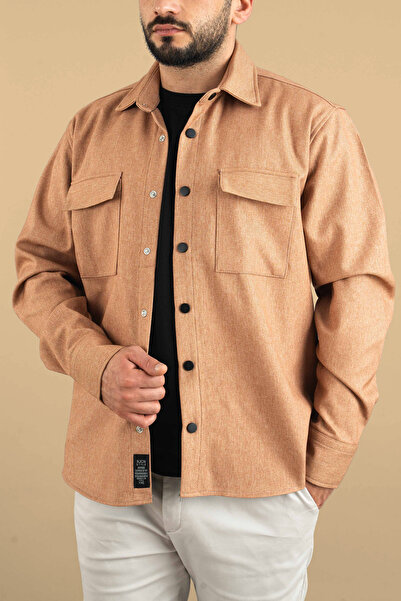 bombe Men's Transitional Casual Sports Cut Snap Coat Jacket Shirt