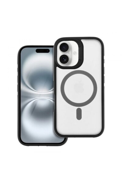 Stef's Cat Carcasă MagSafe compatibilă cu Apple iPhone 16 Neo, Neagră