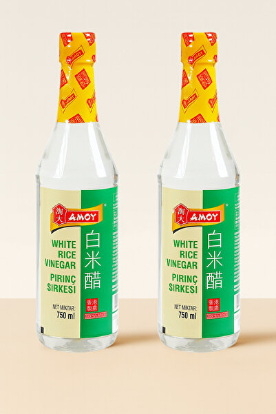Amoy Pirinç Sirkesi 750 ml 2 Adet – Sushi ve Asya Yemekleri İçin Hafif Sirke