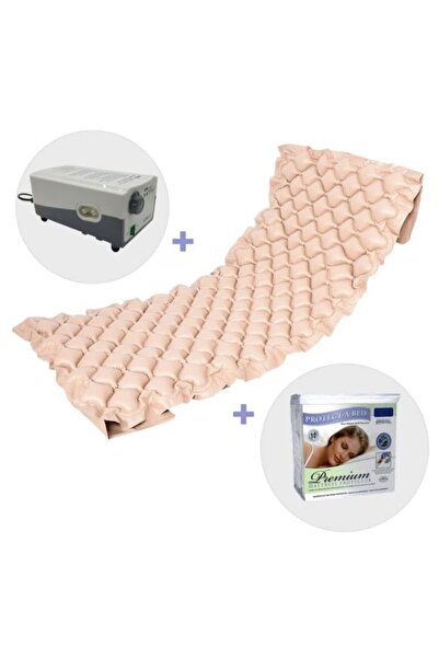 NextFarma Sistem antiescare automat saltea antiescare cu compresor si husa, MTH, 200x90 cm,Nextfarma®