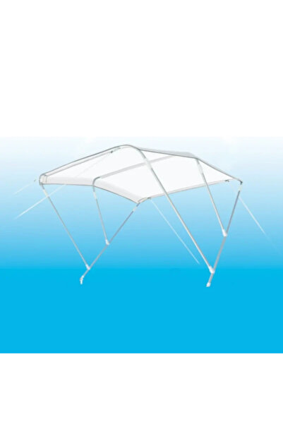 GFN Biminitop boat 3 arches white 140 cm