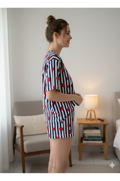 FAMES PİJAMA Women's Shorts Pajama Set