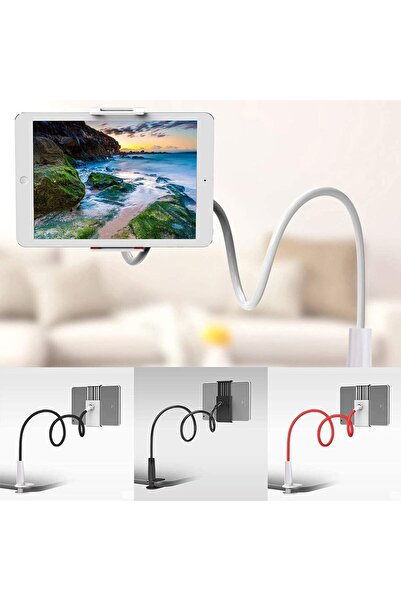 JOYZ Adjustable Gooseneck Tablet & Phone Holder, 360° Rotation, Fits 4.3–7.1 in