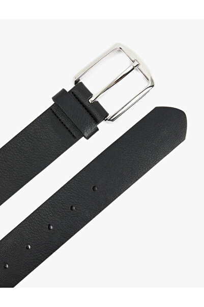 Koton Faux Leather Belt with Buckle
