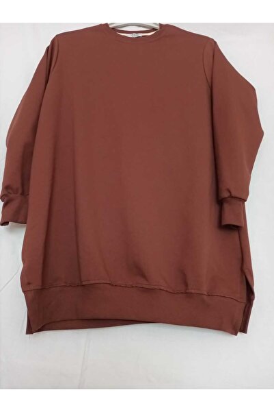 OceanGiyim Women's Comfortable Fit Viscose Crew Neck Hijab Tunic All Seasons