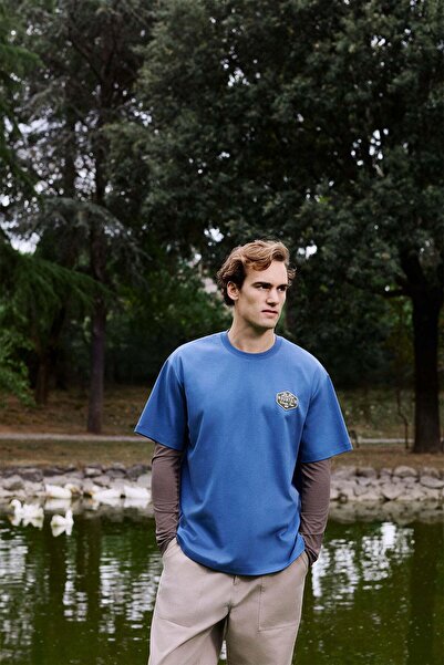 WWF Market Футболка Mountain Wanderer Premium - Lacivert