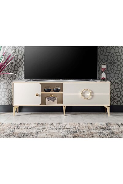 Storish Soho Tv Sehpası Beyaz 180 cm